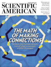 Scientific American April 2021 magazine back issue
