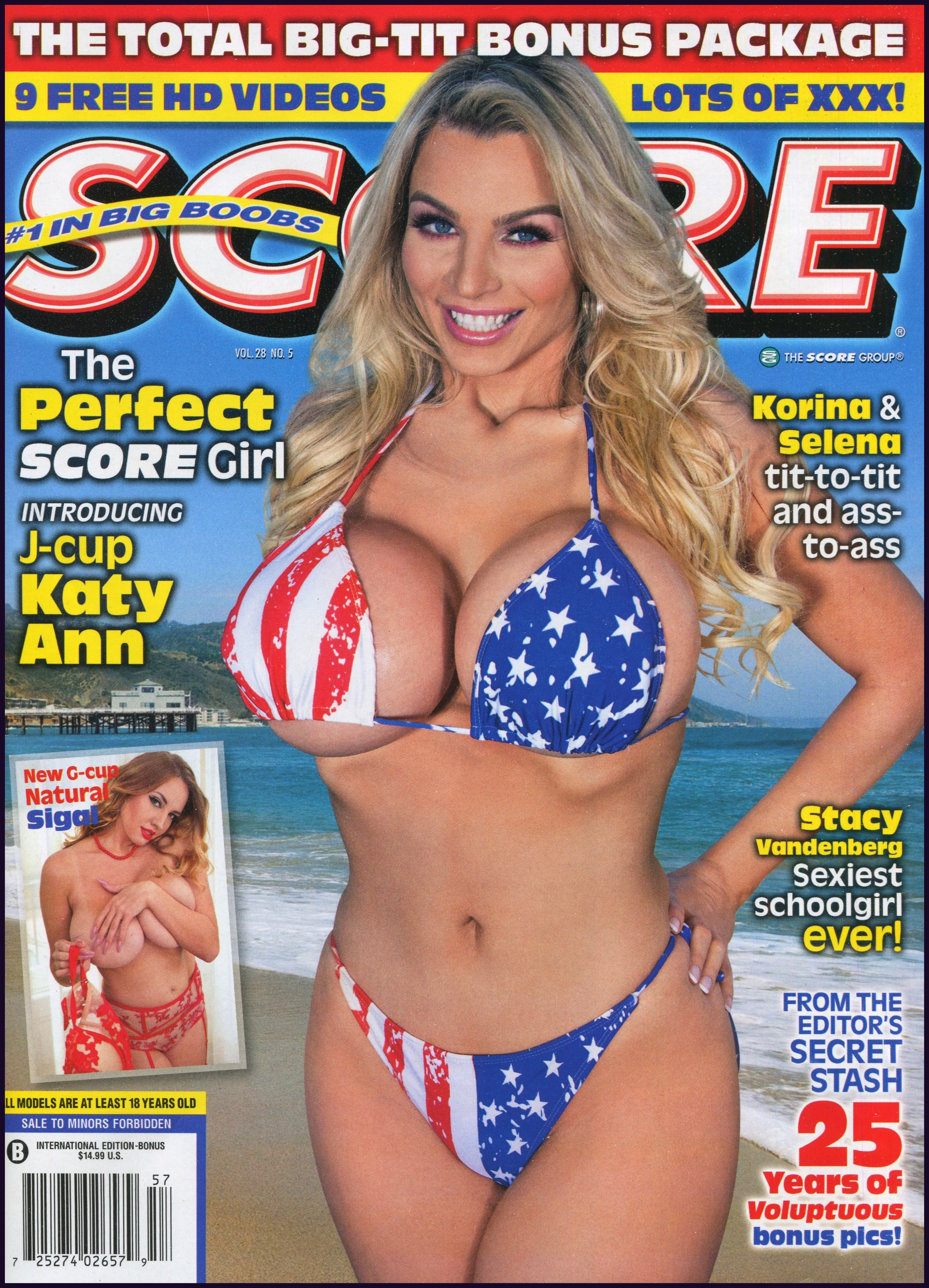 Score June 2019, Vol 28 # 5 magazine back issue Score magizine back copy Score June 2019, Vol 28 # 5 Magazine Back Issue Published by Score Publishing Group, Specializing in Large Breasted Voluptuous Women. 