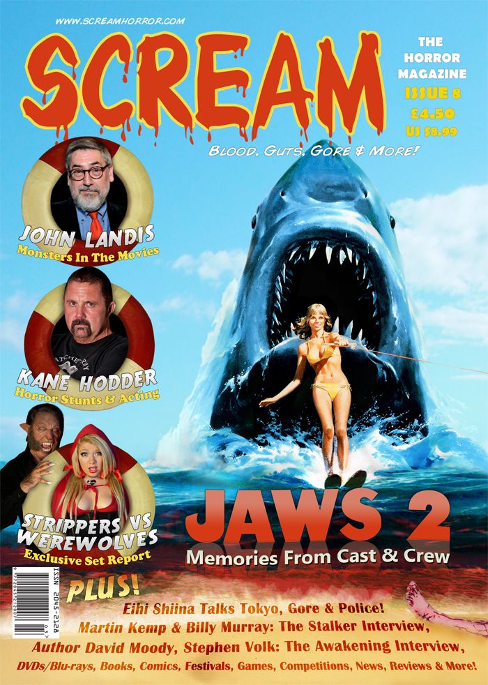 Scream # 8 magazine back issue Scream magizine back copy 