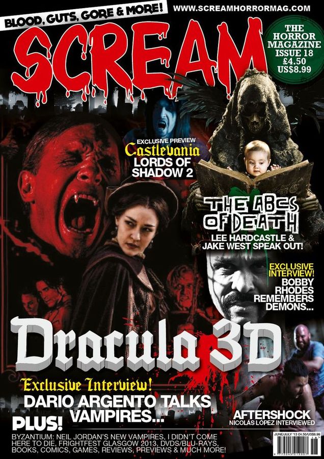 Scream # 18 magazine back issue Scream magizine back copy 