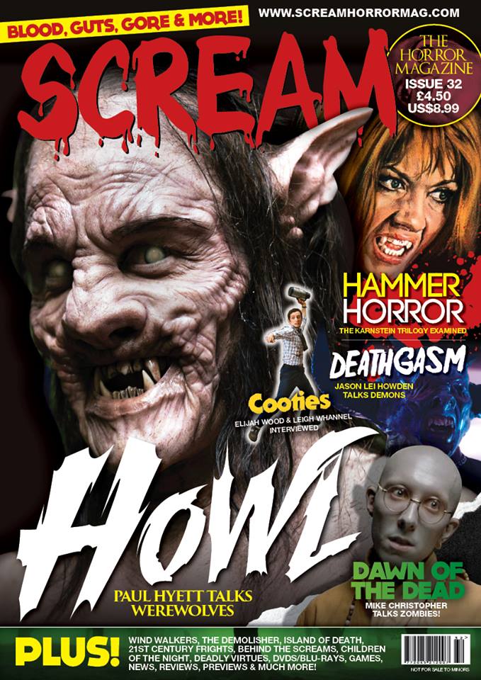 Scream # 32 magazine back issue Scream magizine back copy 