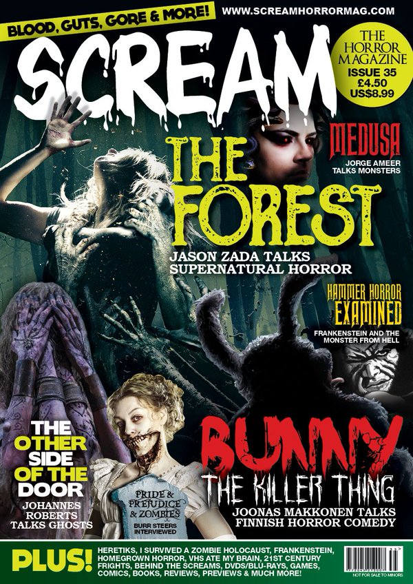 Scream # 35 magazine back issue Scream magizine back copy 
