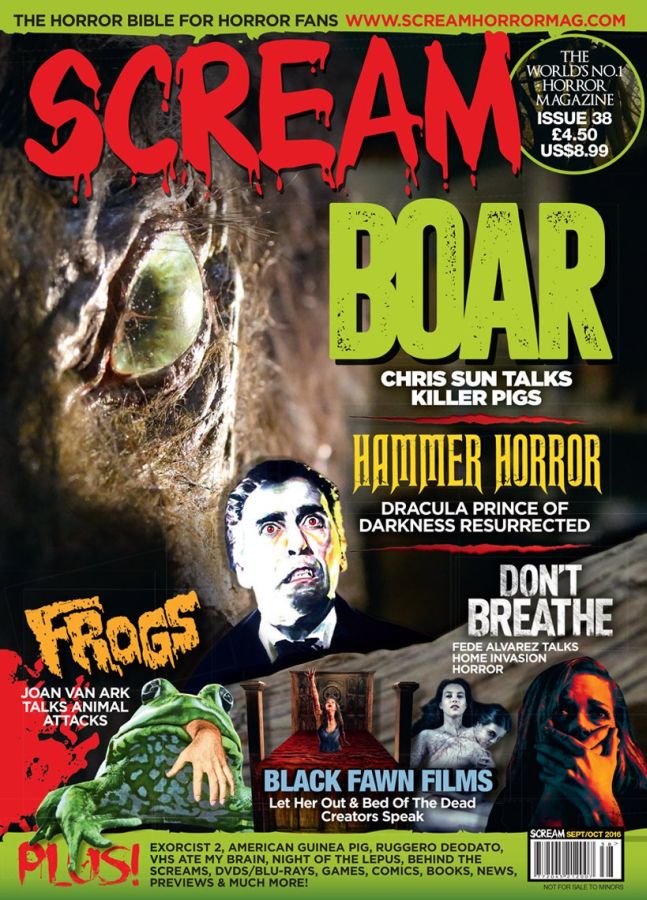 Scream # 38 magazine back issue Scream magizine back copy 