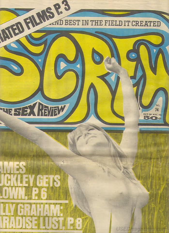 Screw # 74 magazine back issue Screw magizine back copy 