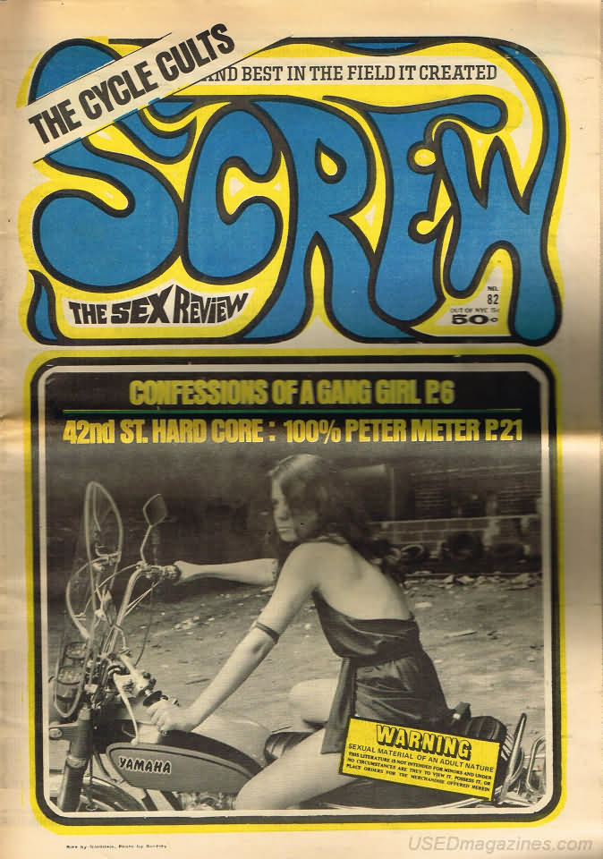 Screw # 82 magazine back issue Screw magizine back copy 