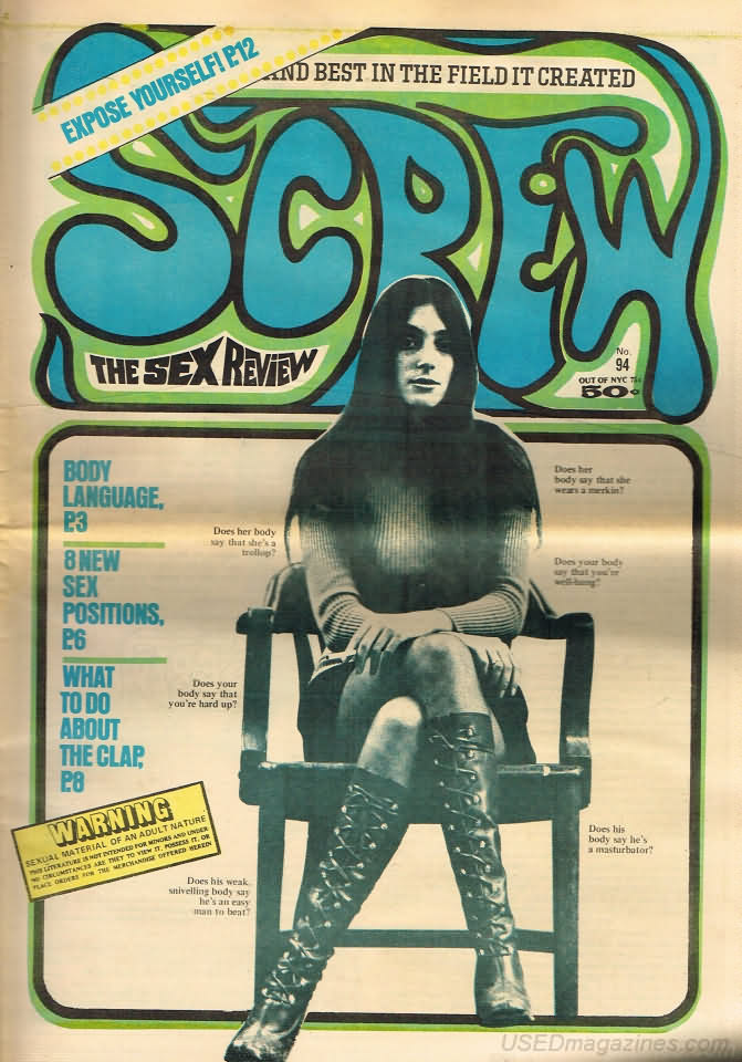 Screw # 94 magazine back issue Screw magizine back copy 