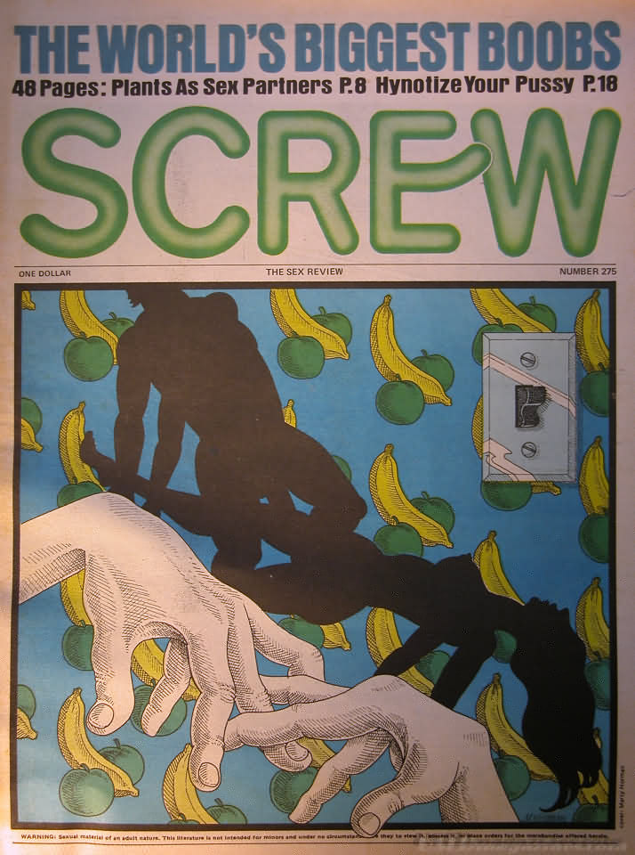 Screw # 275 magazine back issue Screw magizine back copy 