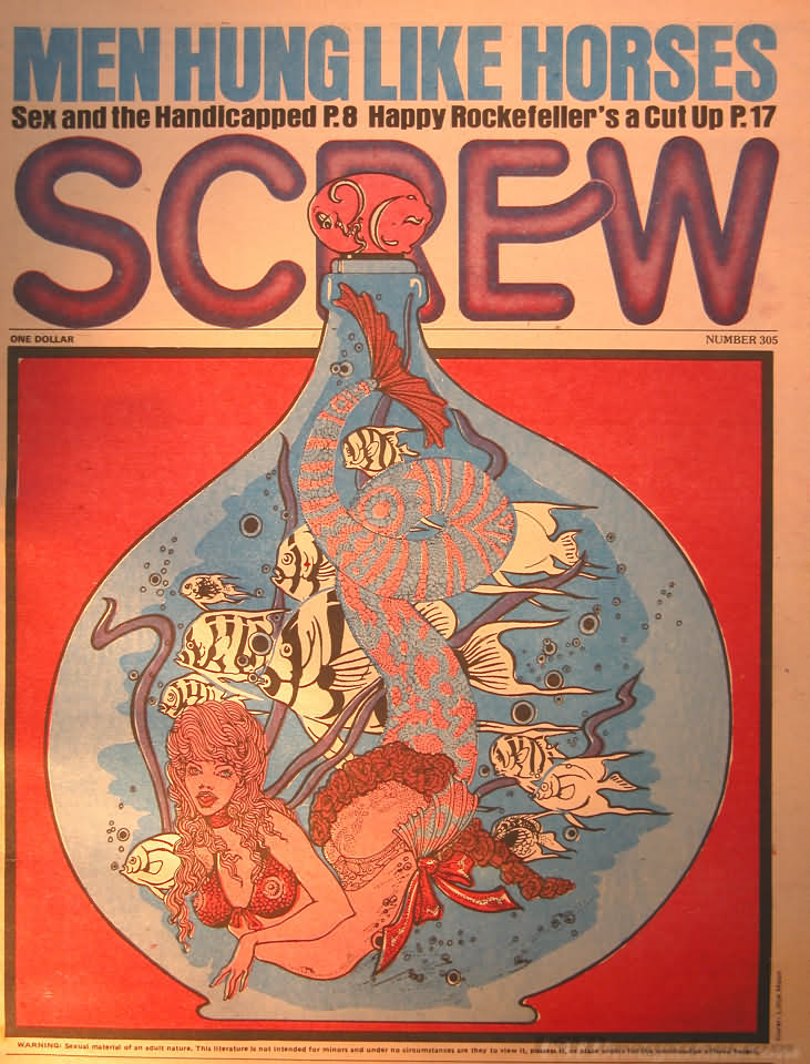 Screw # 305 magazine back issue Screw magizine back copy 