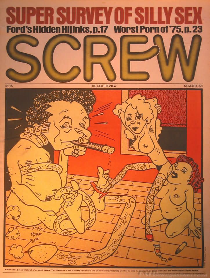 Screw # 359 magazine back issue Screw magizine back copy 