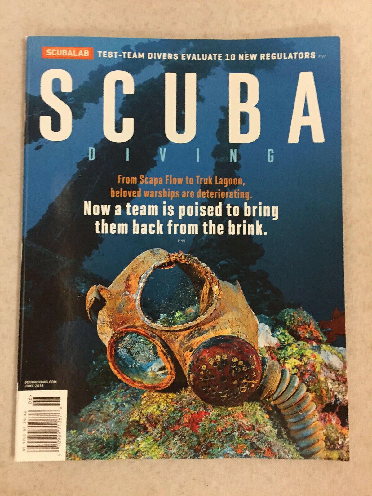 Scuba Diving June 2019 magazine back issue Scuba Diving magizine back copy 