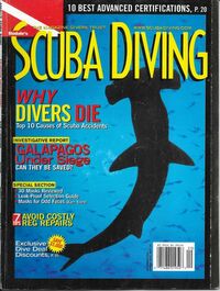 Scuba Diving September 2001 magazine back issue cover image