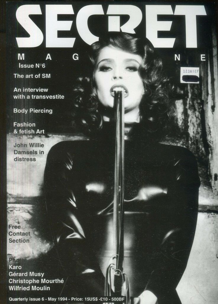 Secret # 6 magazine back issue Secret magizine back copy 