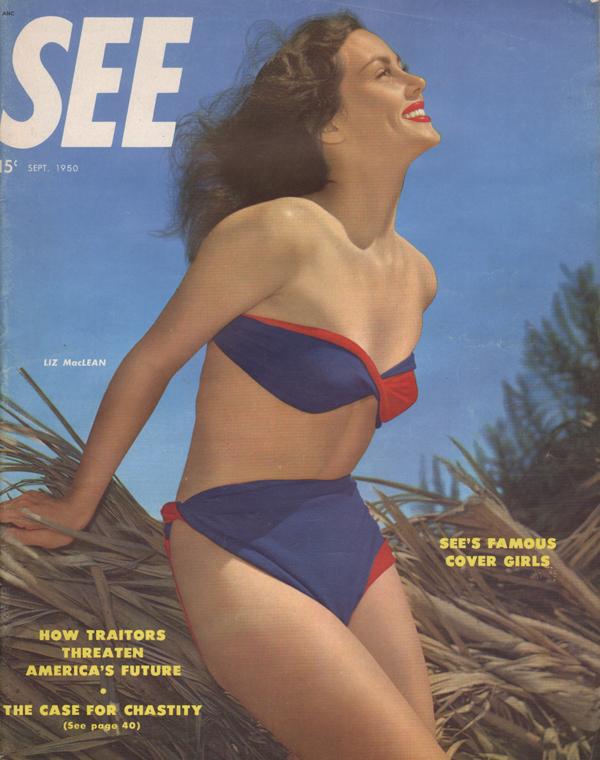 See September 1950 magazine back issue See magizine back copy Assignment in Trinidad,The Case For Chastity,Traitors Threaten America's Future,jane Russell, stars