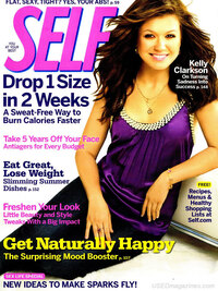 Kelly Clarkson magazine cover appearance Self August 2007