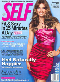 Amanda Peet magazine cover appearance Self December 2009