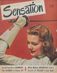 Sensation October 1946 magazine back issue