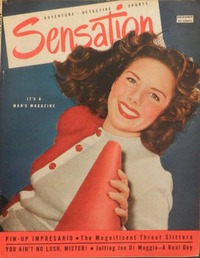 Sensation December 1946 magazine back issue