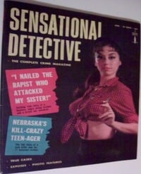 Sensational Detective Cases June 1958 magazine back issue