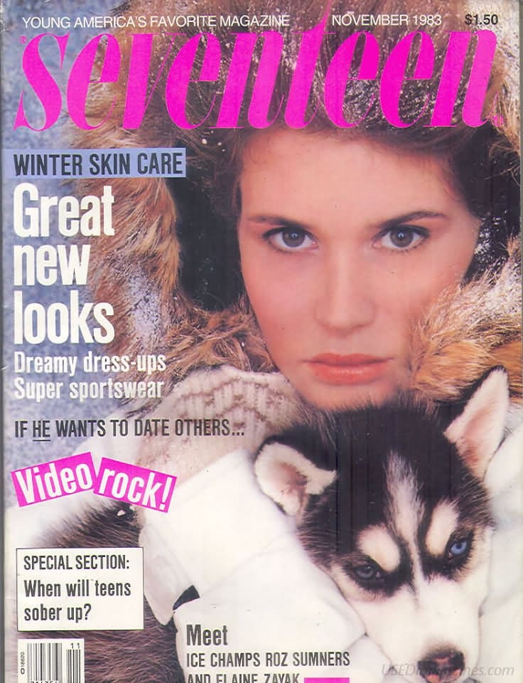 Seventeen November 1983, , Winter Skin Care Magazine, Seventeen N