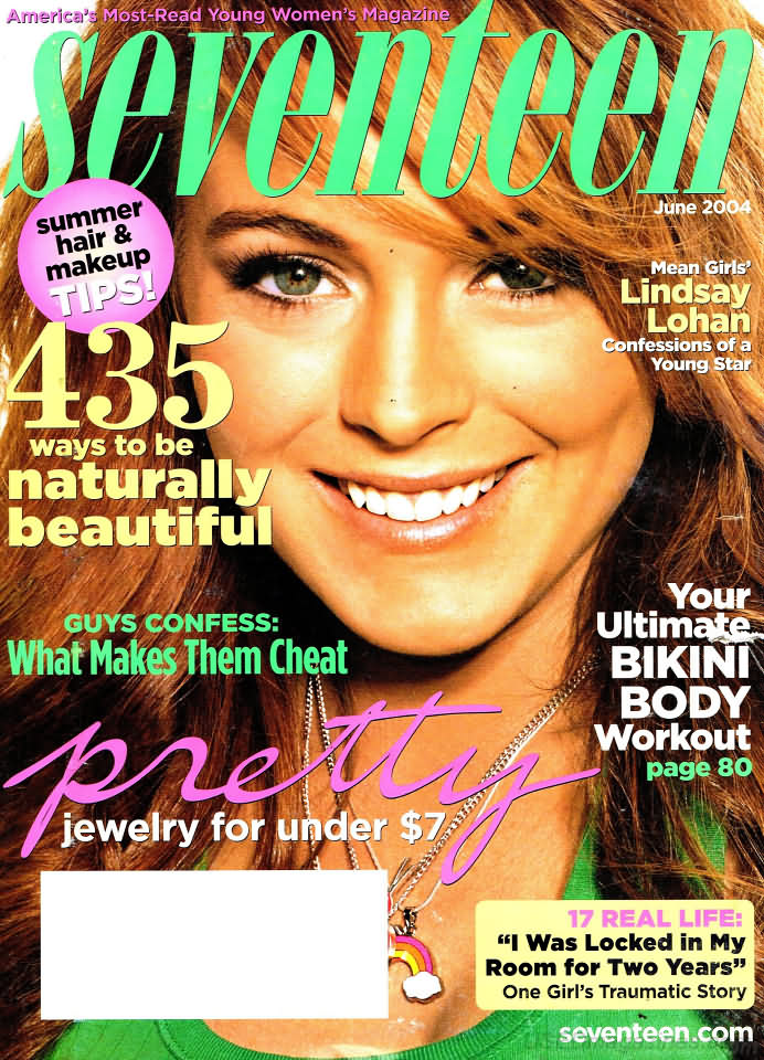 Seventeen June 2004, , 435 Ways To Be Naturally Beautiful Magazin