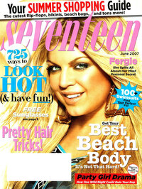 Seventeen June 2007 magazine back issue cover image