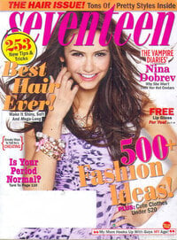 Seventeen April 2010 Magazine Back Copies Magizines Mags