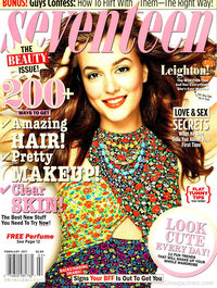 Seventeen February 2011 magazine back issue cover image