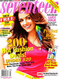 Seventeen June/July 2011 Magazine Back Copies Magizines Mags