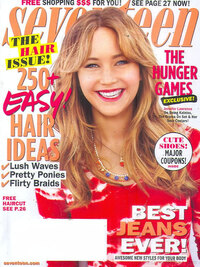 Seventeen April 2012 magazine back issue cover image