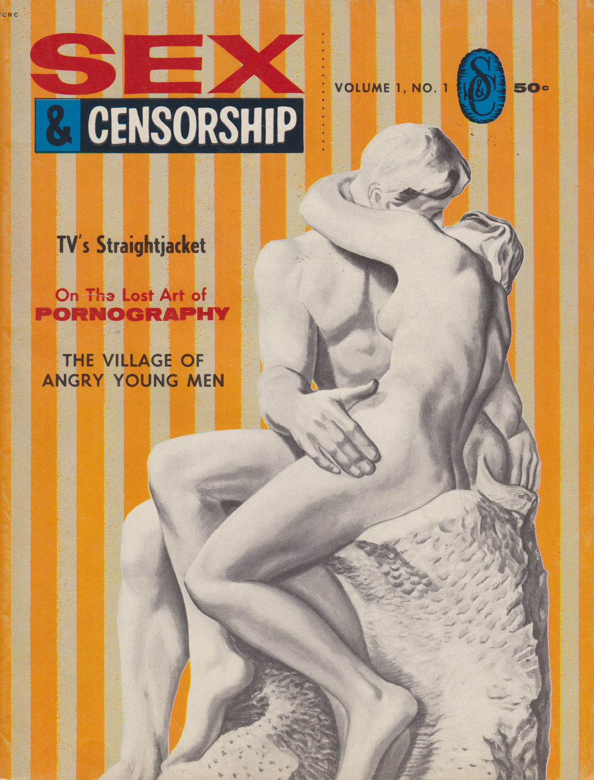 Sex & Censorship Vol. 1 # 1 magazine back issue Sex & Censorship magizine back copy 