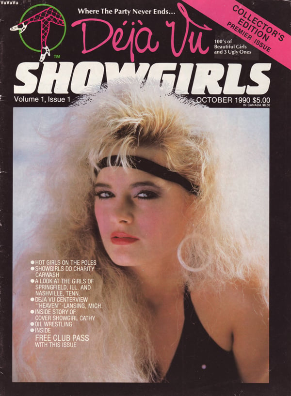 List of Magazines Sub-Titled Premiere and Published by Déjà Vu Showgirls.