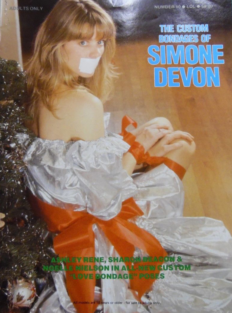 Custom Bondages of Simone Devon # 10 magazine back issue Custom Bondages of Simone Devon magizine back copy 