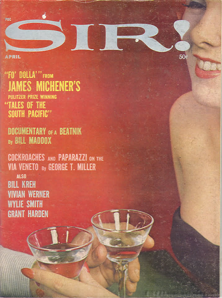 Sir April 1963 magazine back issue Sir magizine back copy 