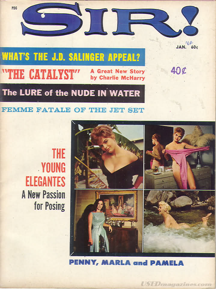 Sir January 1964 magazine back issue Sir magizine back copy 
