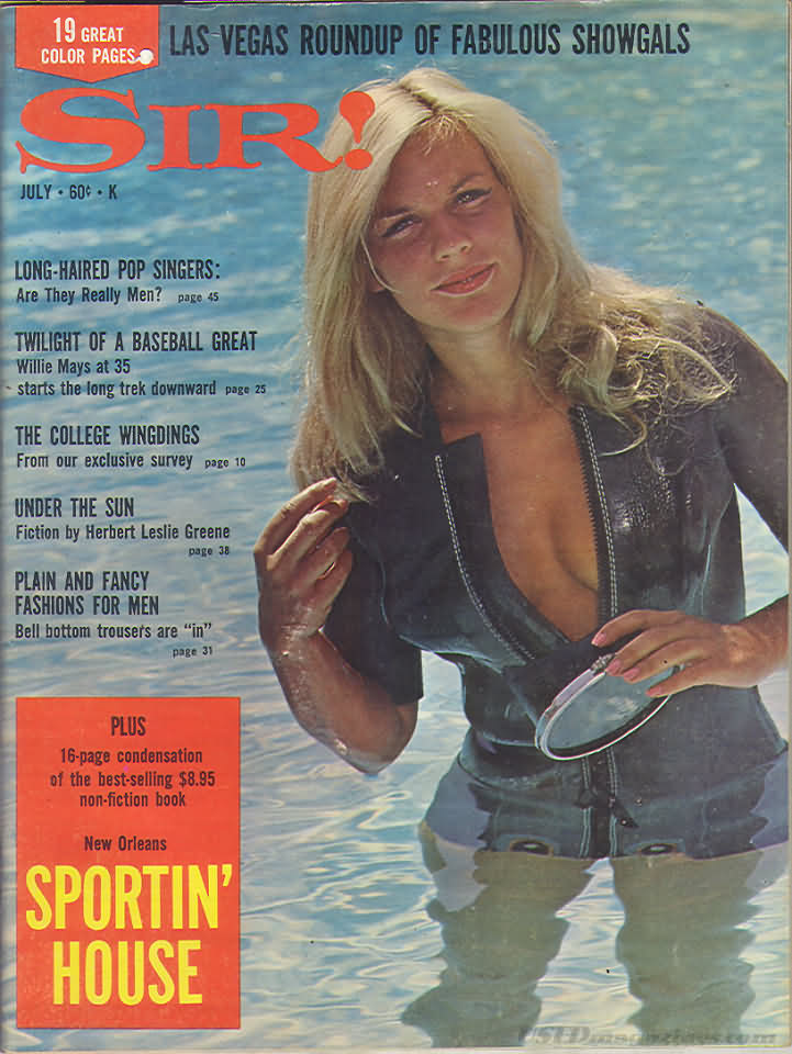Sir July 1966 magazine back issue Sir magizine back copy 