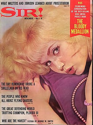 Sir November 1966 magazine back issue Sir magizine back copy 