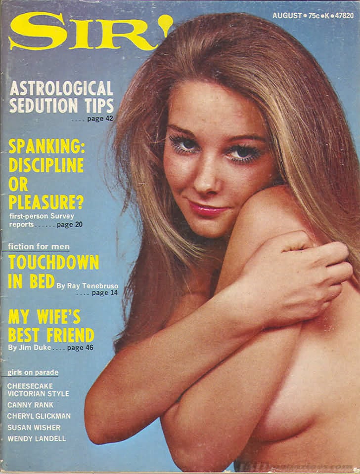 Sir August 1972 magazine back issue Sir magizine back copy 