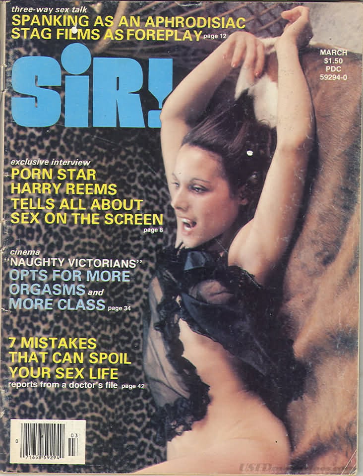 Sir March 1976 magazine back issue Sir magizine back copy 