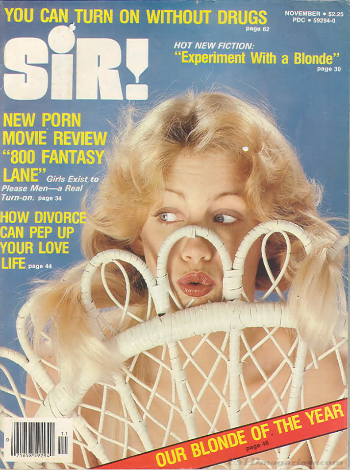 Sir November 1979 magazine back issue Sir magizine back copy 
