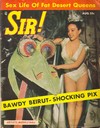 Sir August 1957 magazine back issue cover image