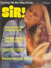 Sir October 1977 Magazine Back Copies Magizines Mags