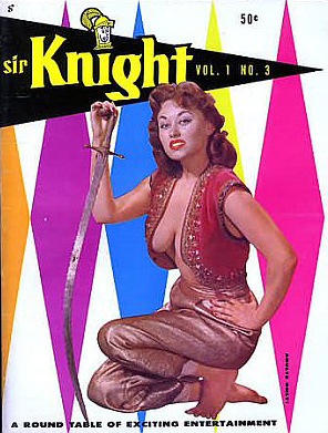 Sir Knight Vol. 1 # 3 magazine back issue Sir Knight magizine back copy 