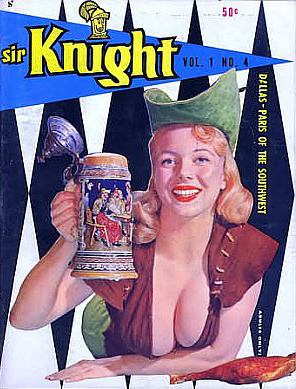 Sir Knight Vol. 1 # 4 magazine back issue Sir Knight magizine back copy 