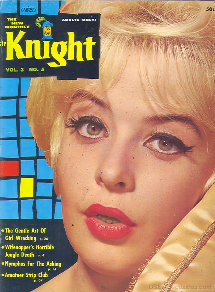 Sir Knight Vol. 3 # 5 magazine back issue Sir Knight magizine back copy 