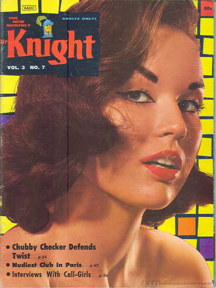 Sir Knight Vol. 3 # 7 magazine back issue Sir Knight magizine back copy 