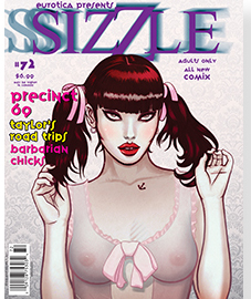 Sizzle by Eurotica # 72 magazine back issue Sizzle by Eurotica magizine back copy 