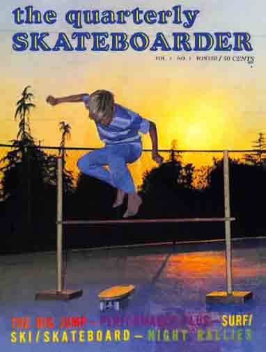 SkateBoarder Vol. 1 # 1 magazine back issue SkateBoarder magizine back copy 