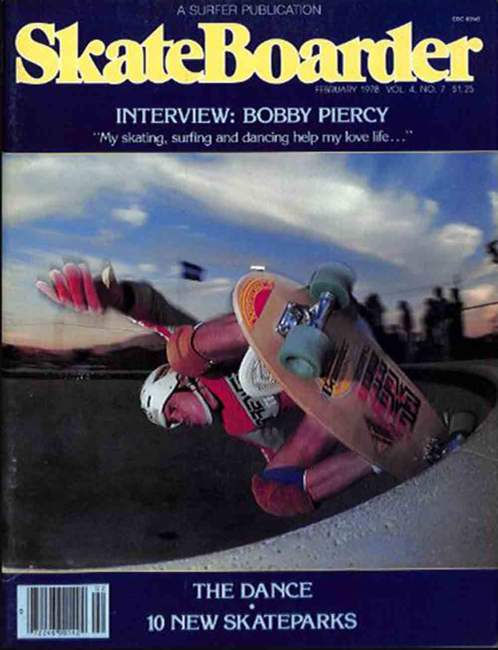 SkateBoarder Vol. 4 # 7 magazine back issue SkateBoarder magizine back copy 
