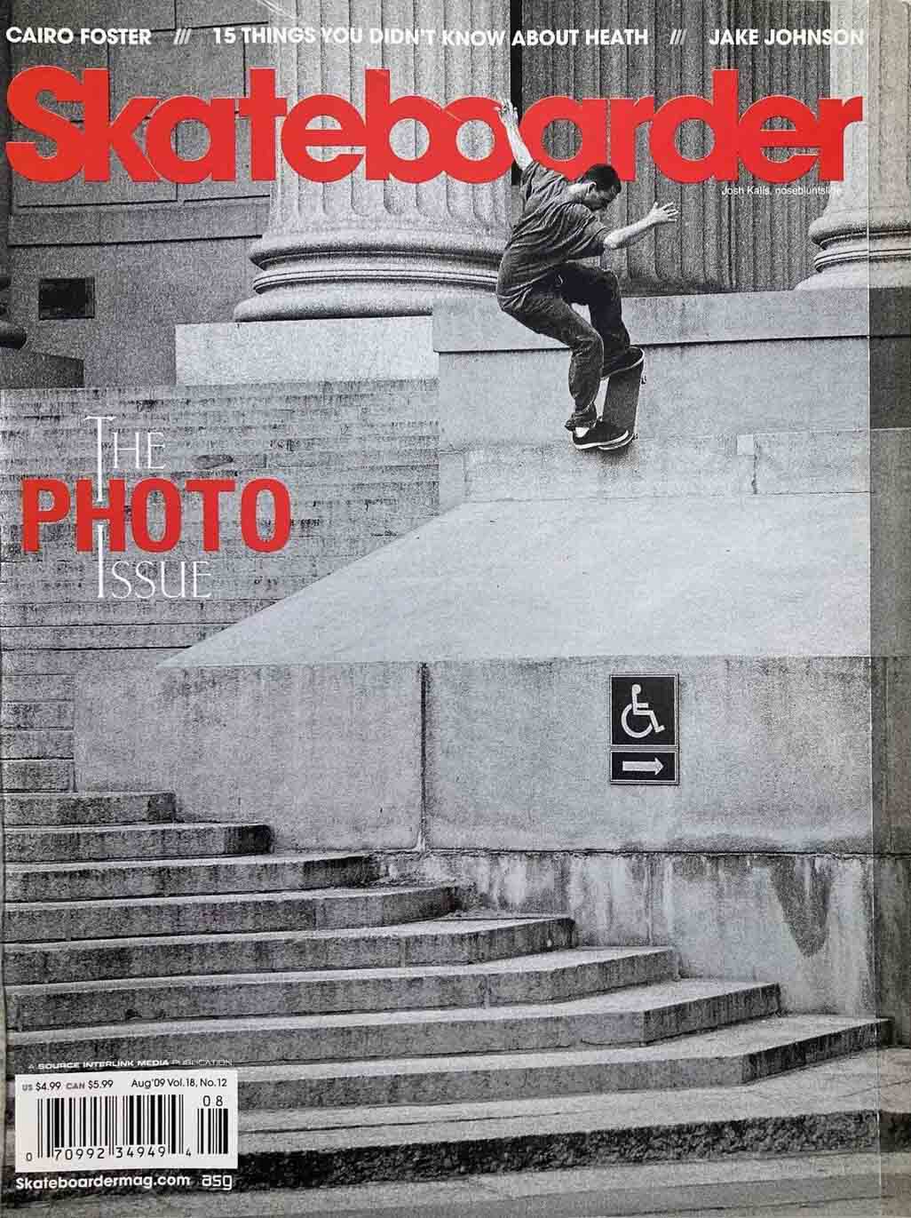 SkateBoarder Vol. 18 # 12 magazine back issue SkateBoarder magizine back copy 