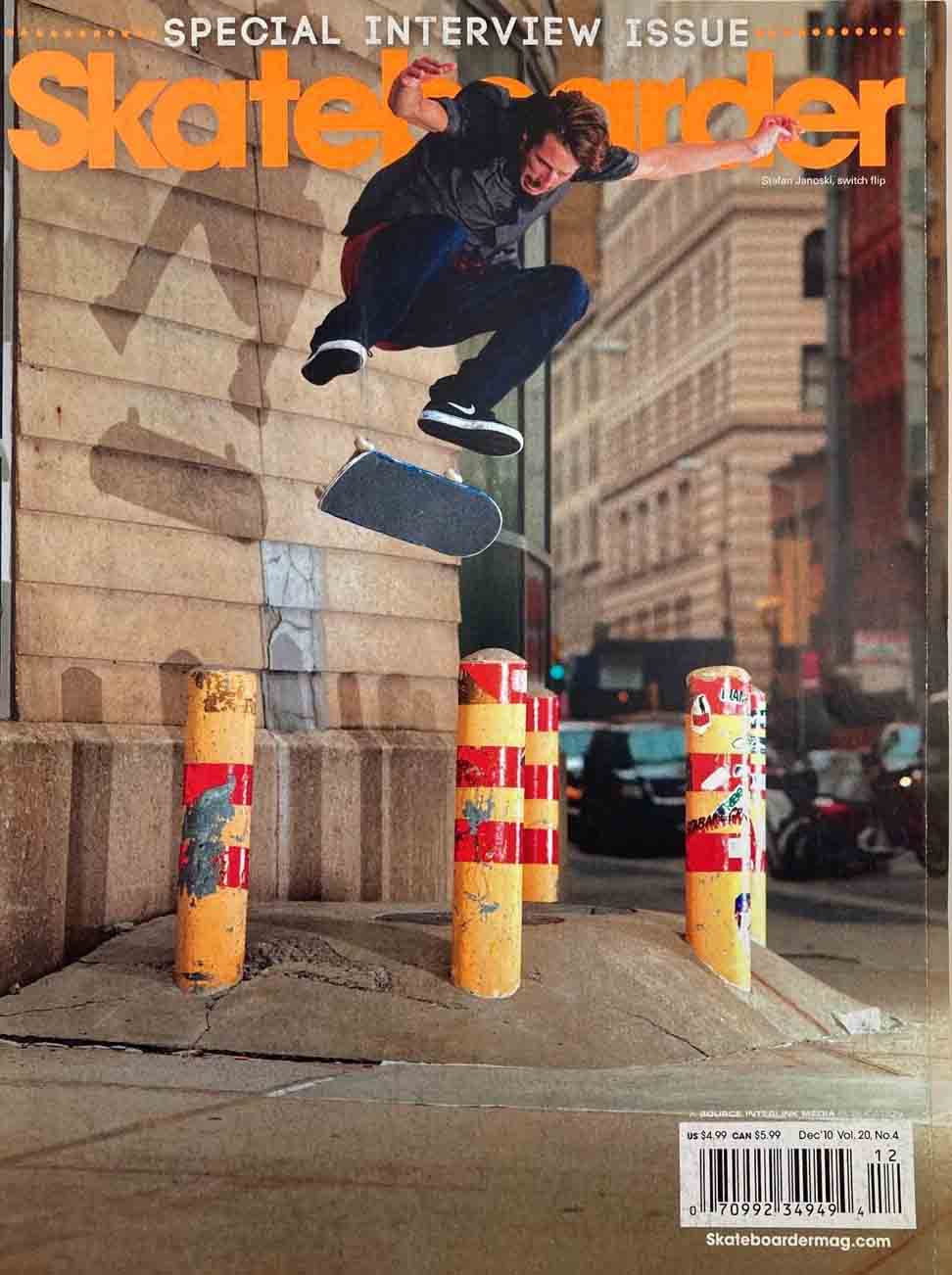 SkateBoarder Vol. 20 # 4 magazine back issue SkateBoarder magizine back copy 